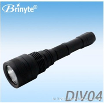 Brinyte CREE Aluminum Rechargeable Professional LED Diving Flashlight (BR-DIV 04)